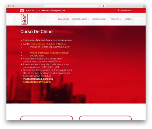 Theme WordPress Divi - hablochino.com