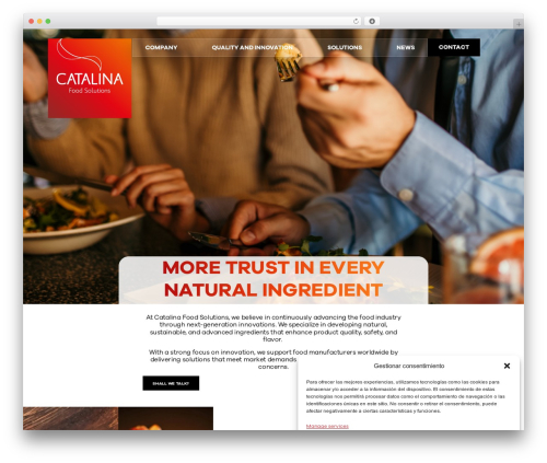 Theme WordPress Hello Elementor - catalinafoodsolutions.com