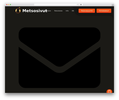 WordPress theme Kesämetso - metsosivut.fi