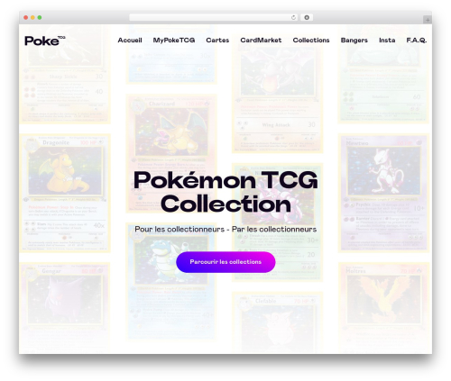 WordPress theme Nerko - poketcg.ch