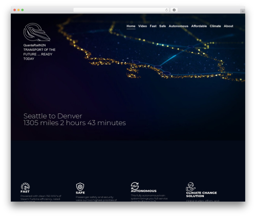 WordPress theme Quantarail - quantarailn2n.com