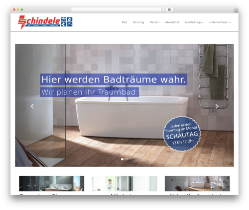 WordPress theme Schindele - schindele.com