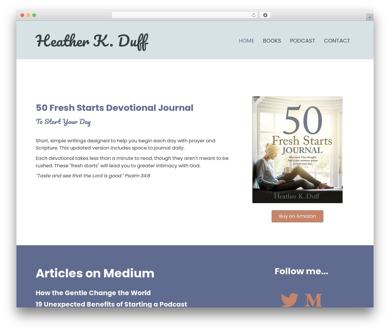 Beaver Builder Theme theme WordPress - heatherkduff.com