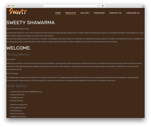 Berlin WordPress theme - sweetyshawarma.com