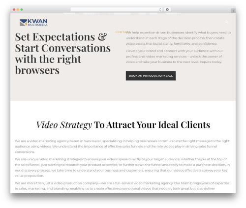 Best WordPress theme Formota - kwanmultimedia.com