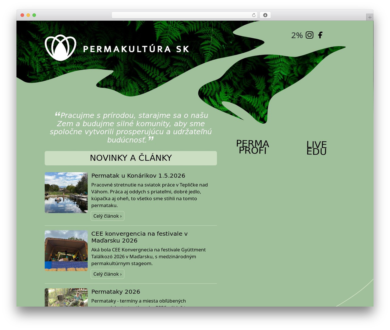 Bootscore WordPress theme - permakultura.sk