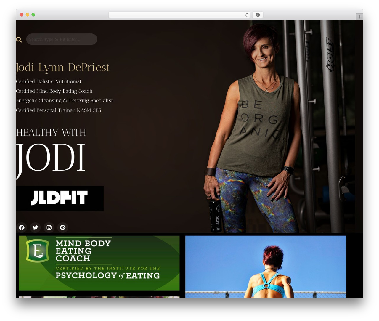 GeneratePress WordPress theme design - healthywithjodi.com