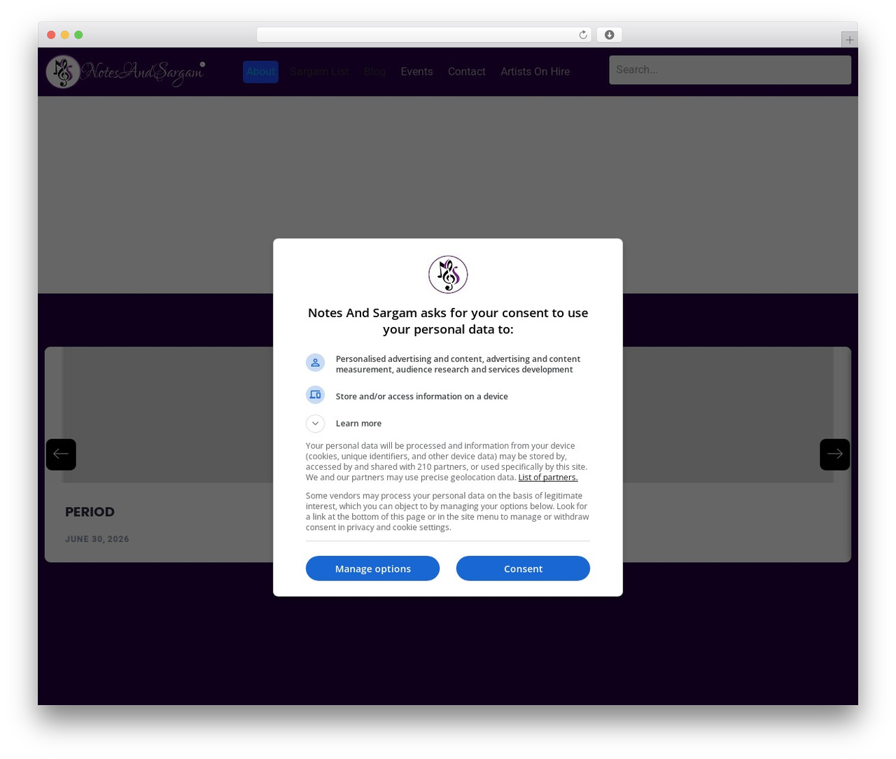 Hello Elementor WordPress theme - notesandsargam.com