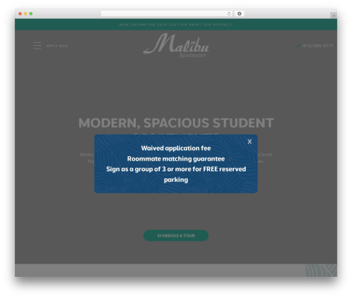 Jumpstart WordPress theme - malibuusf.com