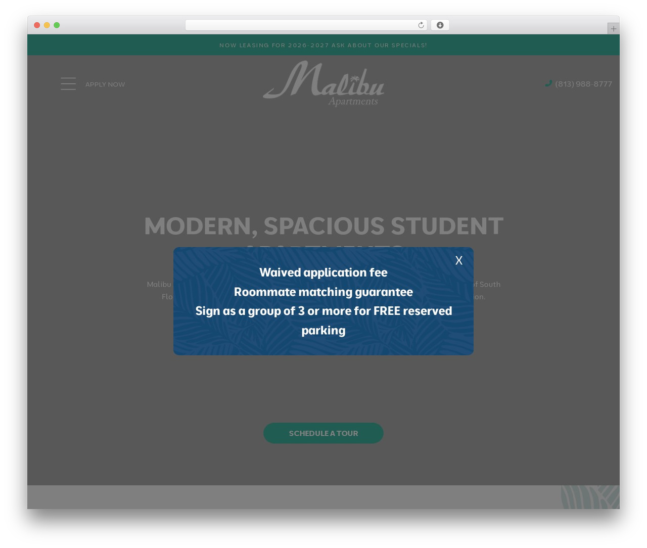 Jumpstart WordPress theme - malibuusf.com