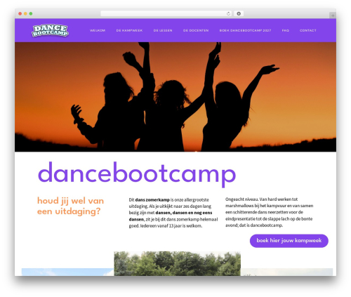 Flo flex builder WordPress plugin - dancebootcamp.nl