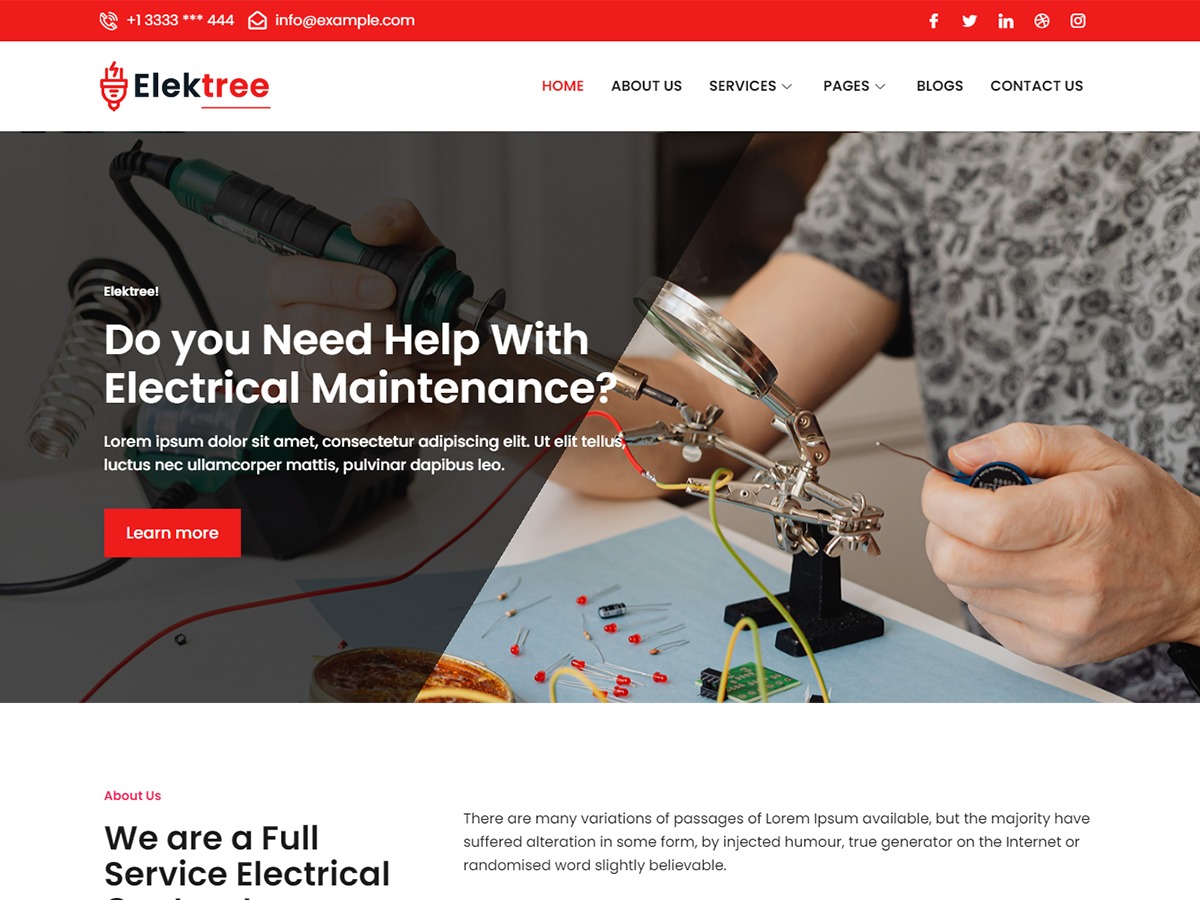 WordPress theme Eletree WordPress theme Eletree