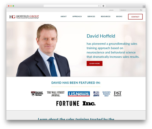 WordPress theme Hoffeld - hoffeldgroup.com