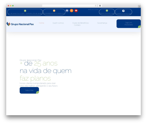 WordPress website theme Technix - gruponacionalpax.com