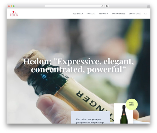 brbr WordPress website theme - hedon.fi