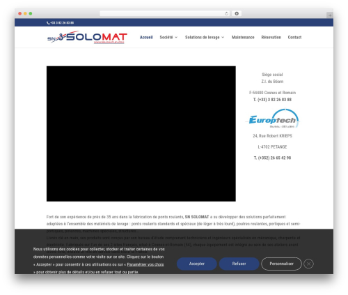 Divi WordPress theme - solomatlev.com