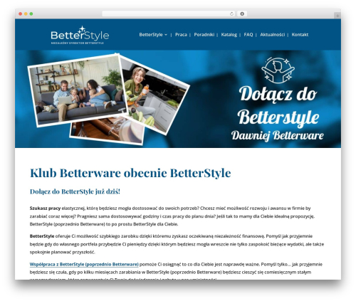 Divi WordPress theme - betterwarepl.com