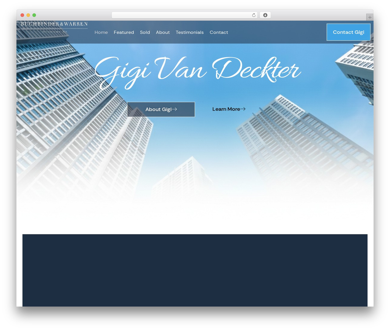 Hello Elementor theme WordPress - gigivandeckter.properwebsites.com