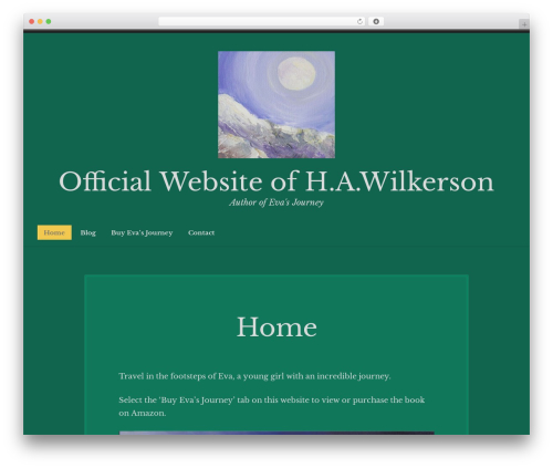 Radcliffe 2 theme WordPress - hawilkerson.com