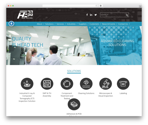 Tech-Knowledge WordPress theme - head-tech.co.il