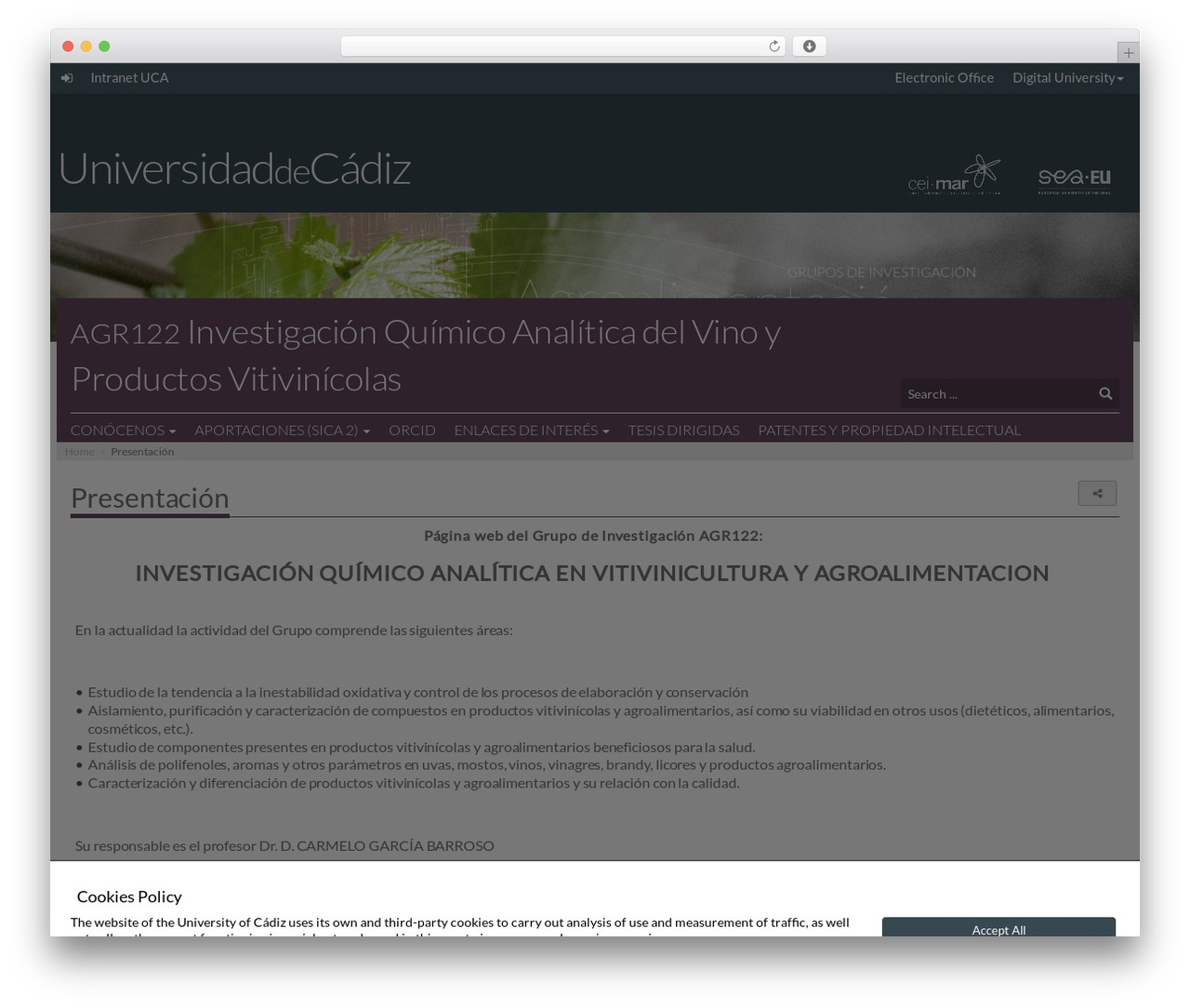Theme UCA WordPress theme - agr122.uca.es Theme UCA WordPress theme - agr122.uca.es