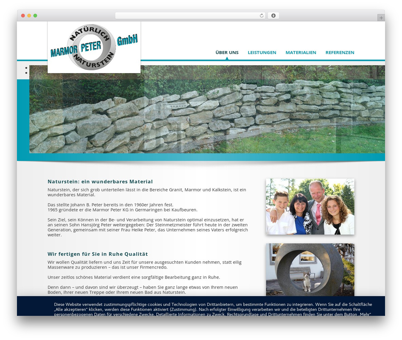 Theme WordPress Marmor Theme - marmor-peter.de