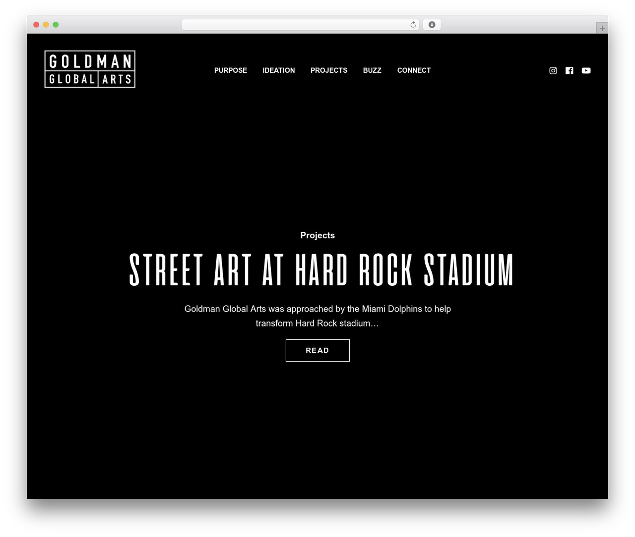 Theme WordPress Uncode - goldmanglobalarts.com