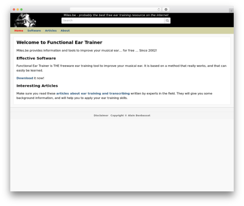 WebPoint theme WordPress - miles.be WebPoint theme WordPress - miles.be
