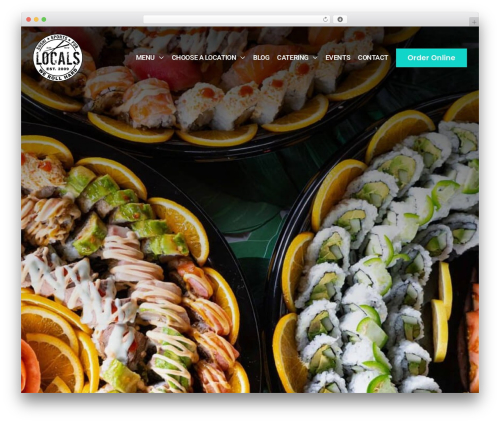 WordPress theme Hello Elementor - localssushi.com