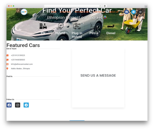 Vehica core WordPress plugin - ethiocarmarket.com