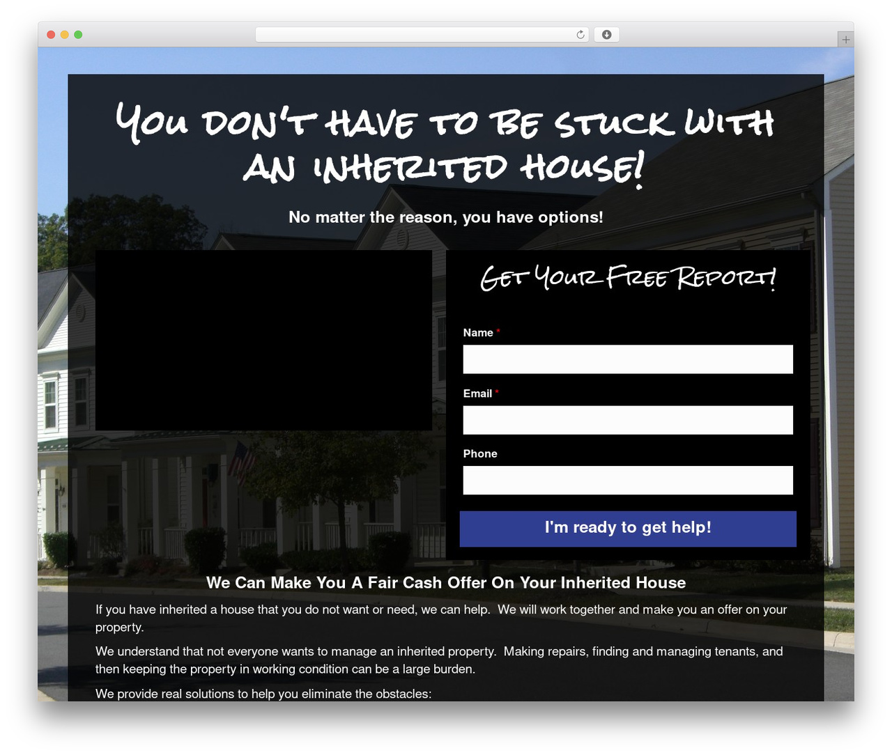 Beaver Builder Theme WordPress theme - iinheritedahouse.com
