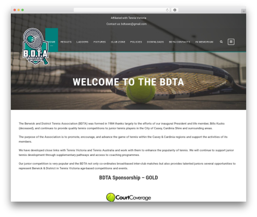 BigSlam WordPress theme design - bdta.com.au