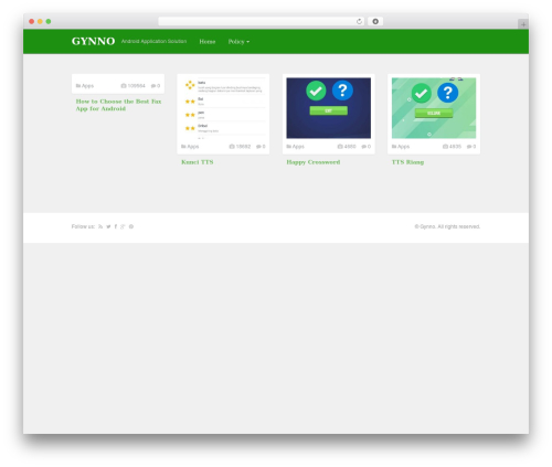 Boxes theme WordPress - gynno.com