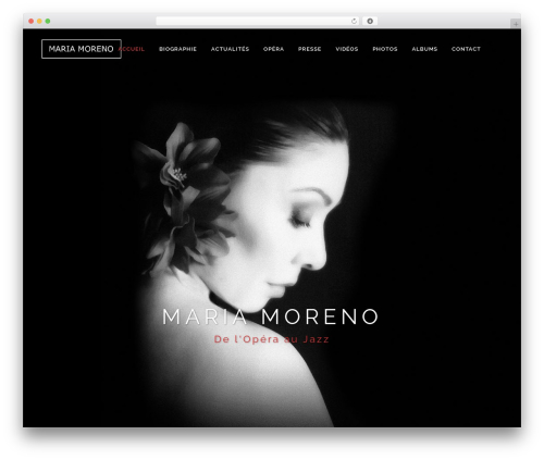 Qode music WordPress plugin - mariamorenojazz.com