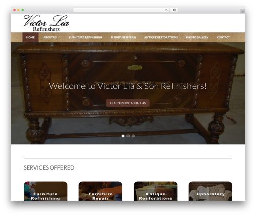 Divi WordPress theme - liafinishing.com
