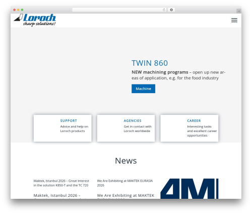 Divi WordPress theme - loroch.de