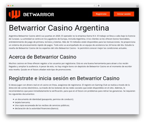 Idev seo WordPress plugin - betwarrior-bet.org