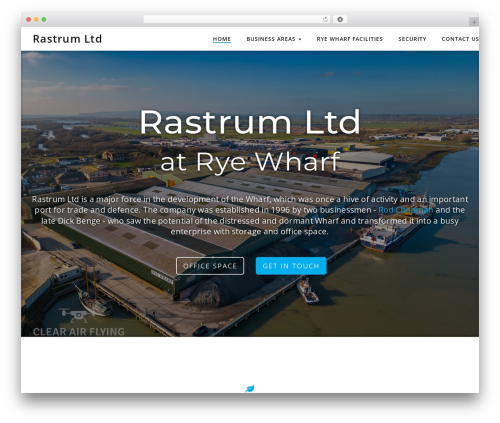 Integral WordPress page theme - ryewharf.co.uk