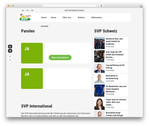 Widgets for siteorigin pro WordPress plugin - svp-international.ch