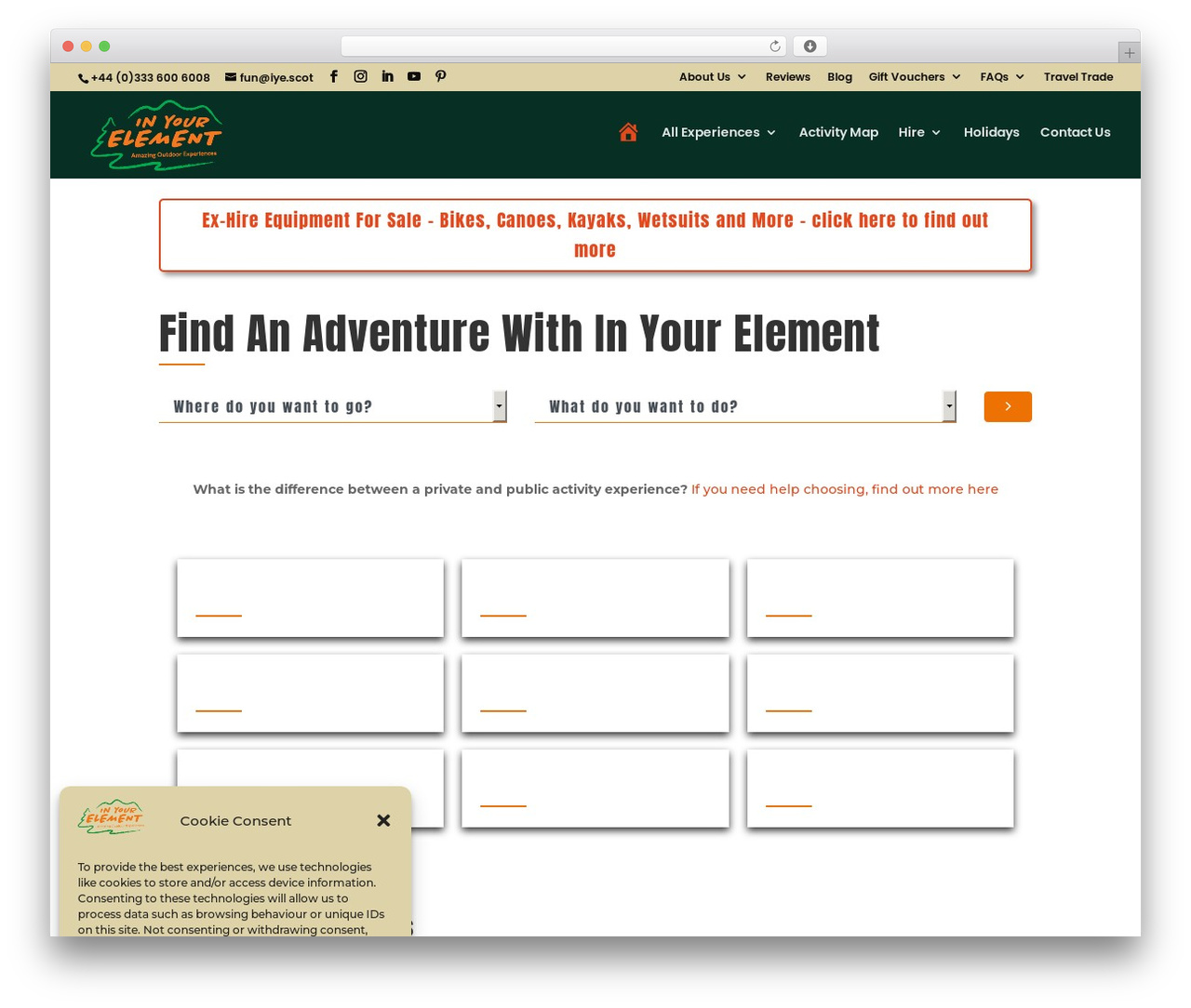 Theme WordPress Divi - iye.scot