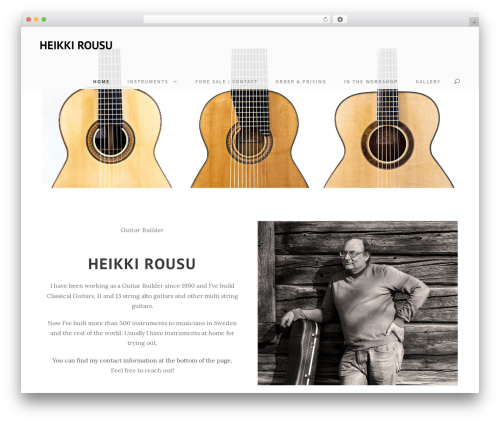 Theme WordPress Kleanity - altoguitars.com
