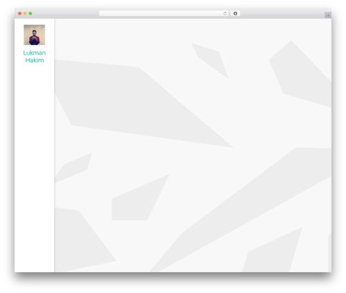 WordPress theme Unique - lukmanha.kim