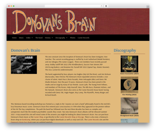 BootScore WordPress theme - donovans-brain.net