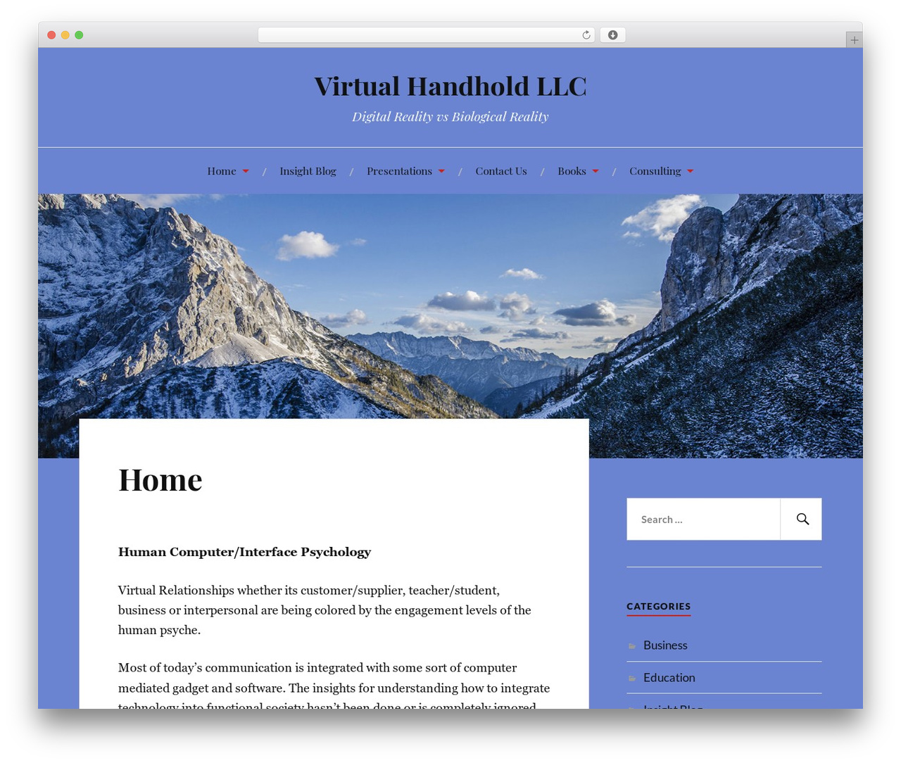 Lovecraft - WordPress.com WordPress theme - virtualhandhold.com
