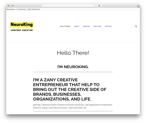 Theme WordPress Aboom - theneuroking.com