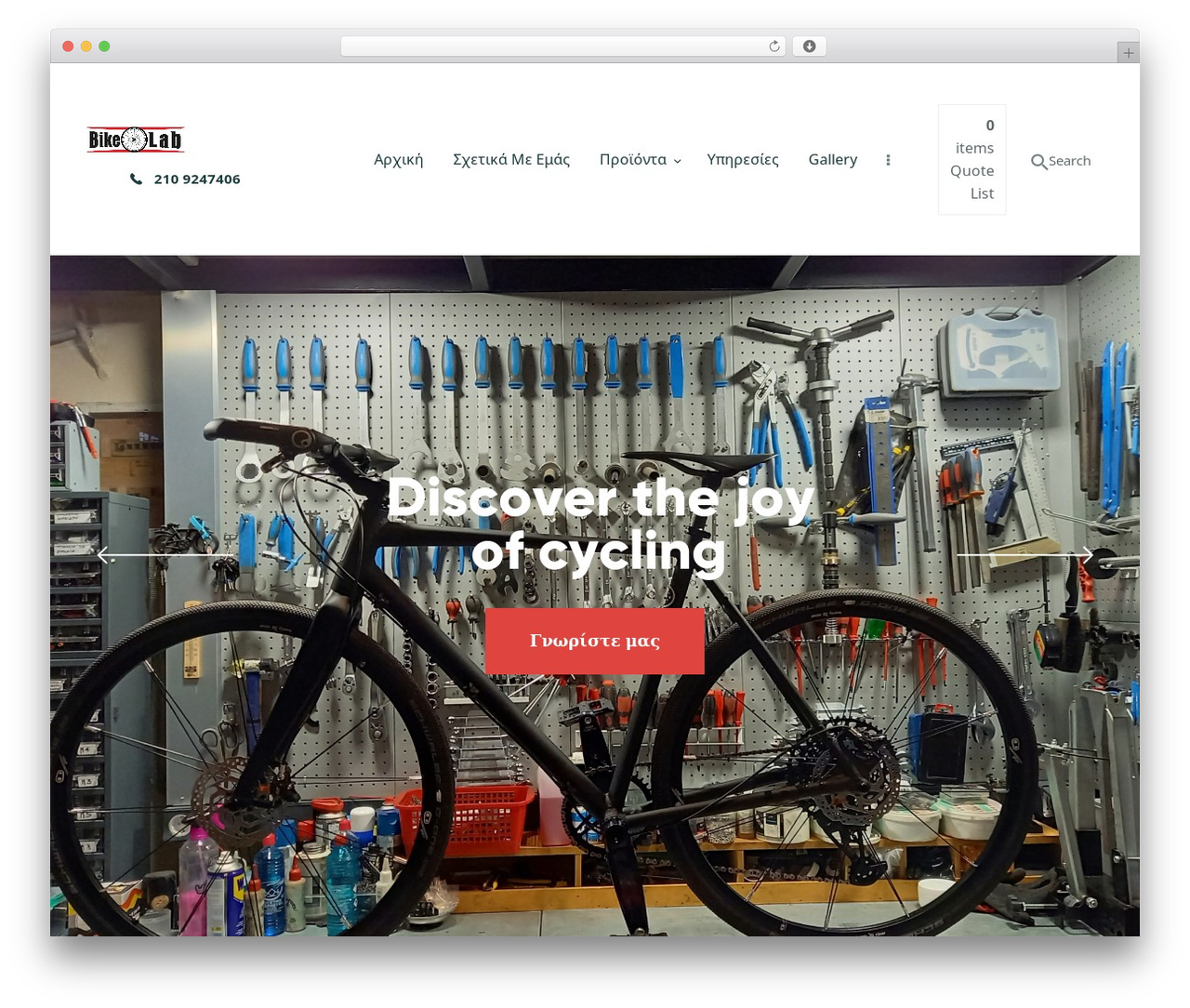 Theme WordPress Yokoo - bikelab.gr