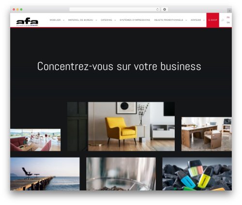 Uncode business WordPress theme - afateam.ch