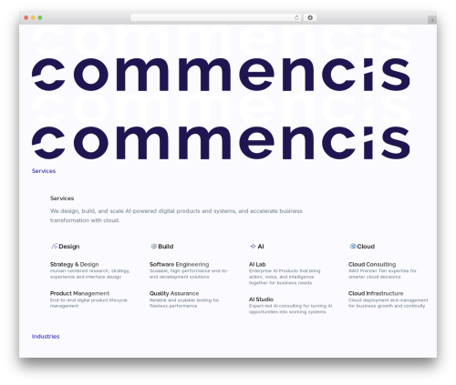 Uncode WordPress theme - www.commencis.com