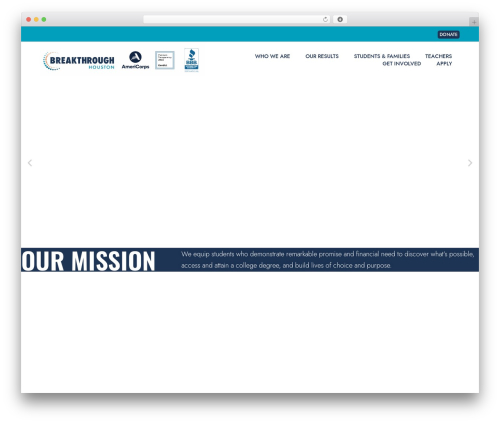 WordPress theme Breakthrough - breakthroughhouston.org