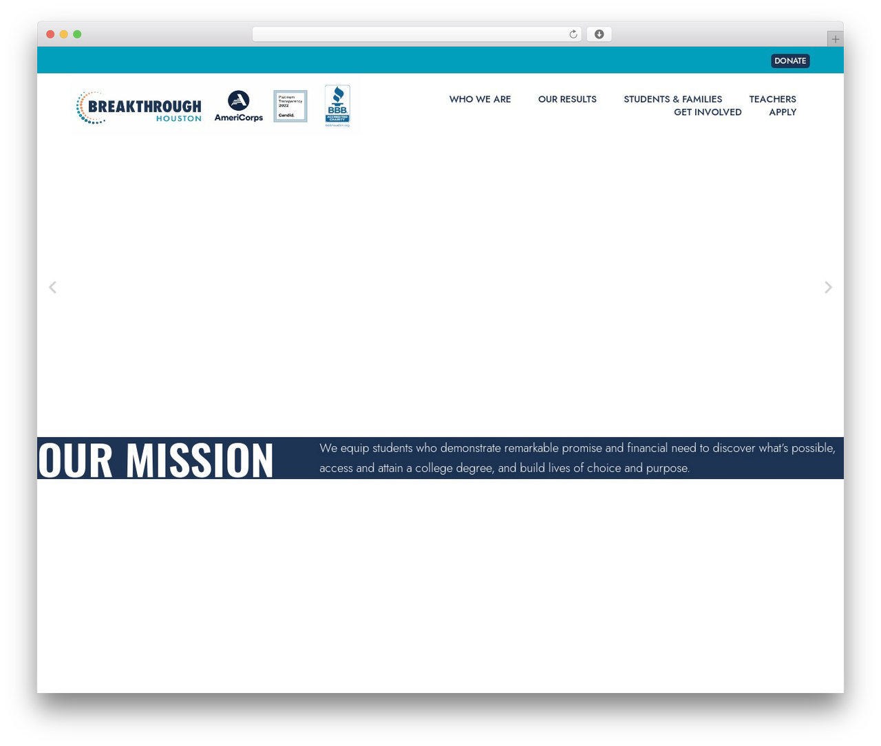 WordPress theme BREAKTHROUGH - breakthroughhouston.org